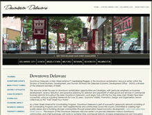 Tablet Screenshot of delawaremainstreet.com